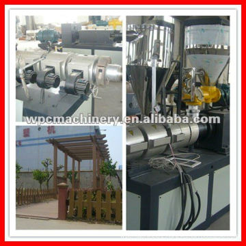 Wood plastic composite extrusion machine/WPC profile making machinery/WPC machine